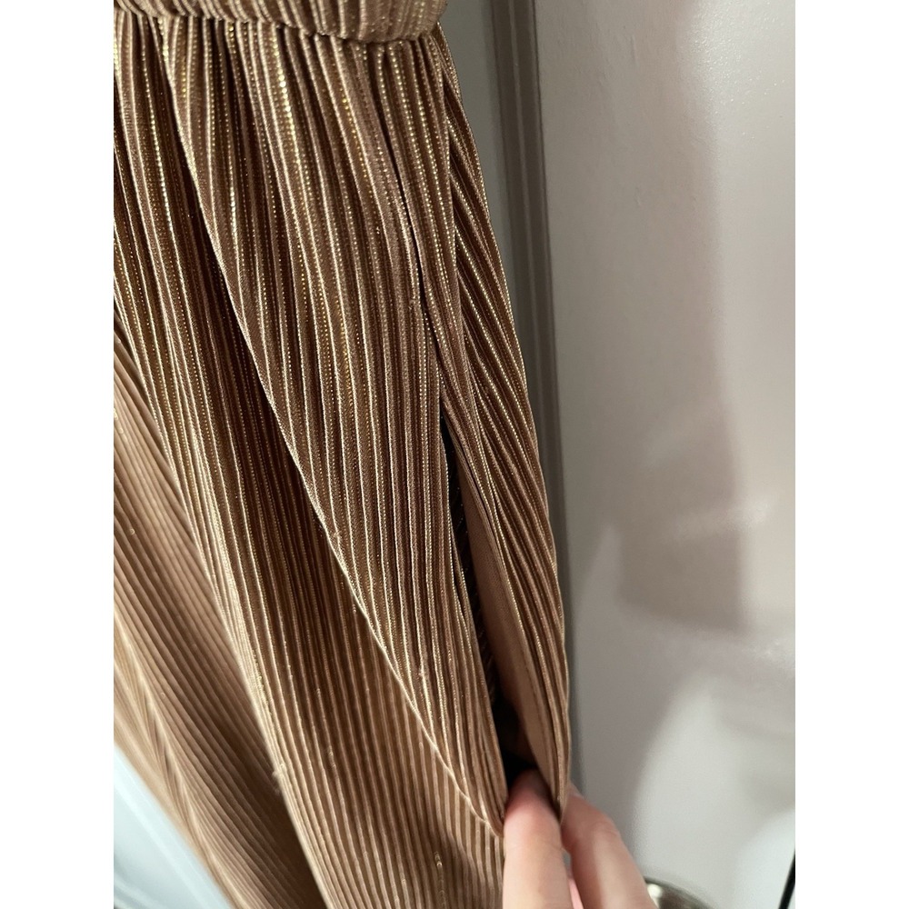 See‎ And Be Seen Beige Metallic Jumpsuit Size Large - Picture 11 of 13